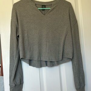 S Wild fable cropped long sleeve